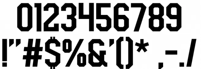 BigStar-Regular Font OTHER CHARS