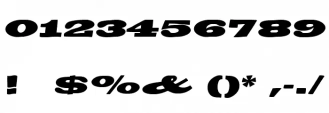 BigSwingingSlabS-Italic Font OTHER CHARS