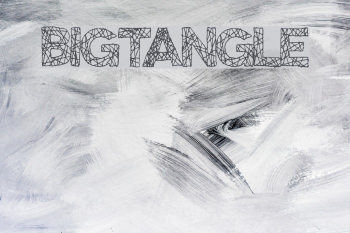 BigTangle Font examples