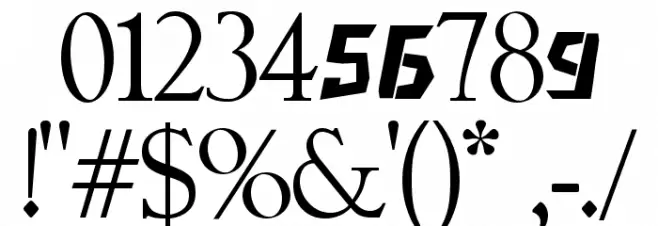 BigTeezSq Font OTHER CHARS