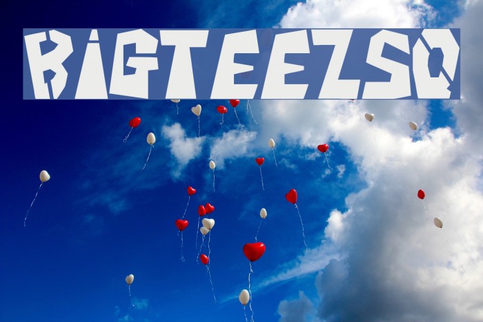 BigTeezSq Шрифта examples