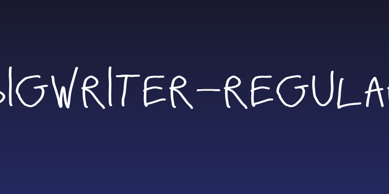 BigWriter-Regular Social Header