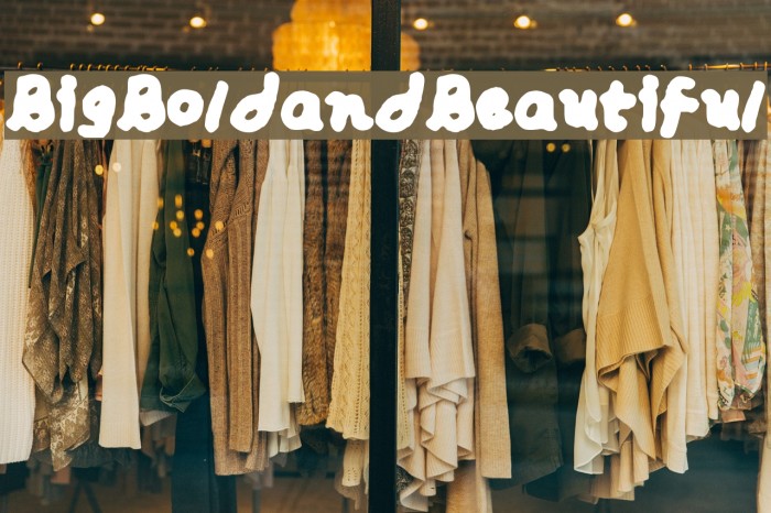Big__Bold__and_Beautiful Font examples
