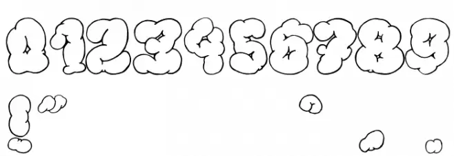 Bigardo Fanzine 3 Font OTHER CHARS