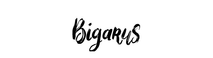 Bigarus  font caratteri gratis