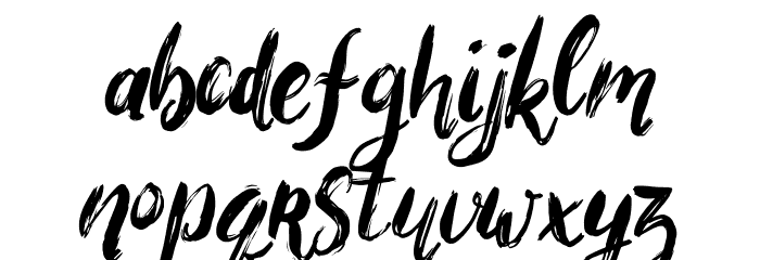 Bigarus Font LOWERCASE