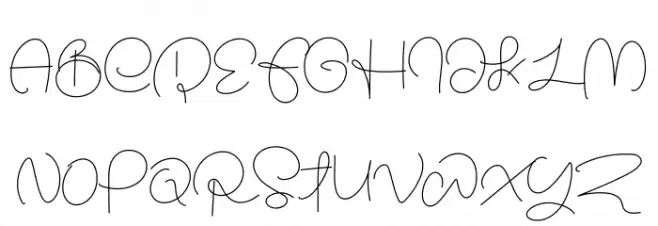 Bigballon Schriftart Groß