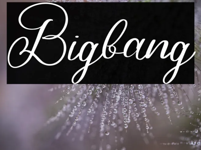 Bigbang Example 3