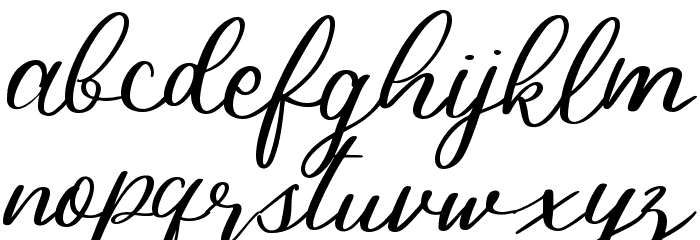 Bigbang Font LOWERCASE