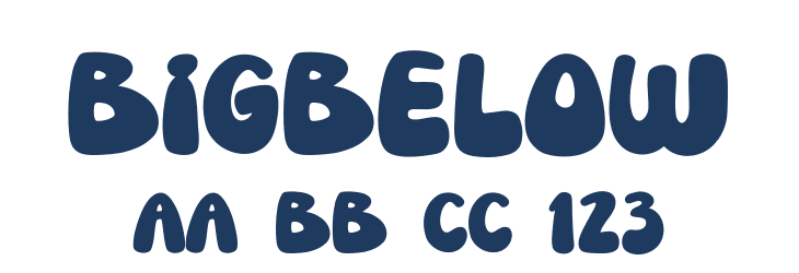Bigbelow Font Preview