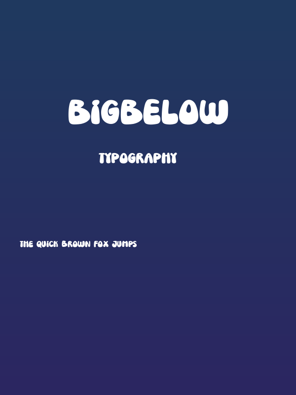 Bigbelow Poster