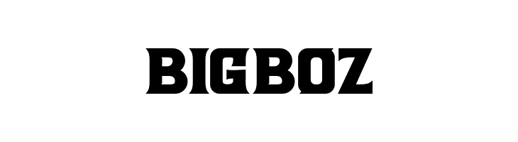 Bigboz  免费字体下载