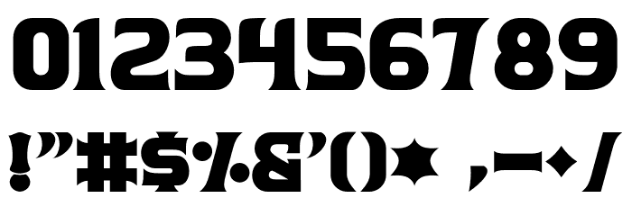 Bigboz Font OTHER CHARS