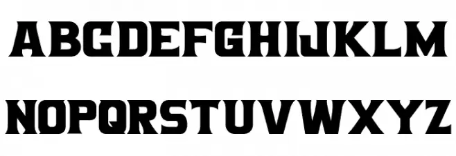 Bigboz Шрифта ВЕРХНИЙ