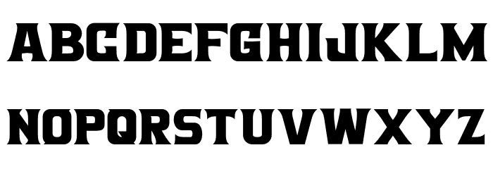 Bigboz Font LOWERCASE