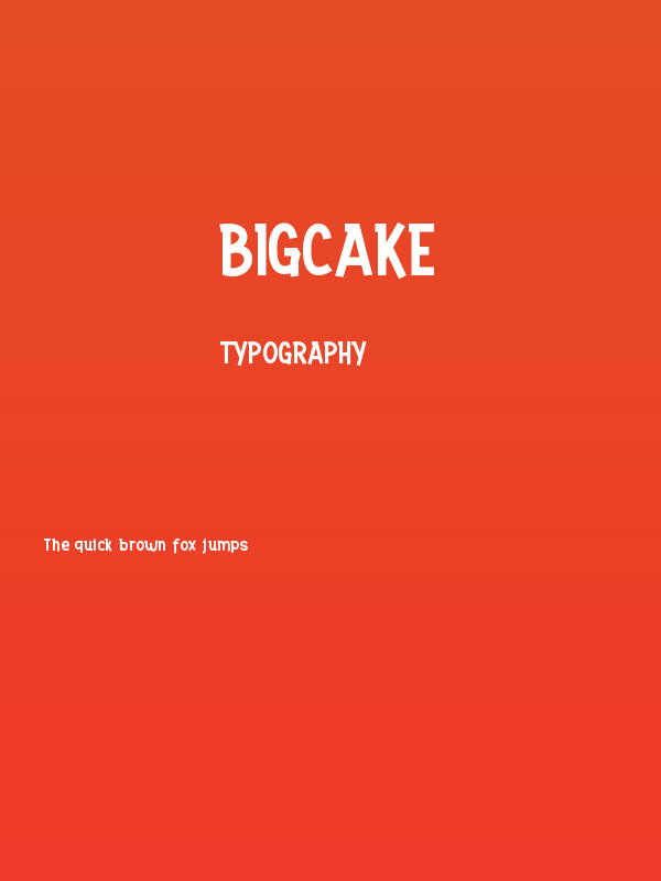 Bigcake Poster
