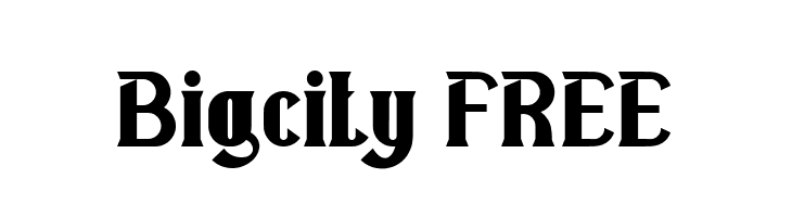 Bigcity FREE  免费字体下载