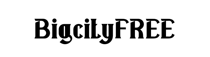 BigcityFREE  Free Fonts Download