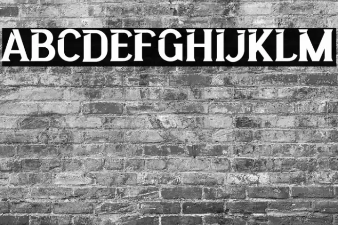 BigcityFREE Font examples