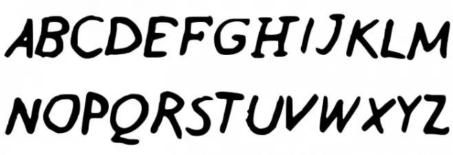 Bigcurls Schriftart Groß