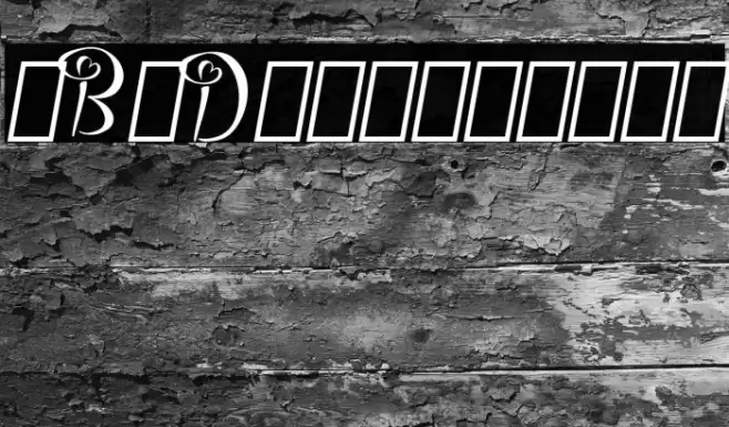 Bigdey Demo Font examples