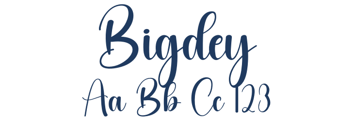 Bigdey Font Preview