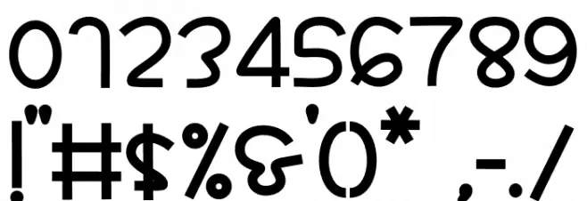 Bigdino Park Font OTHER CHARS