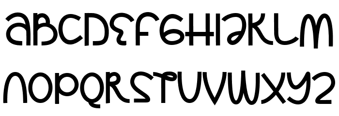 Bigdino Park Font LOWERCASE