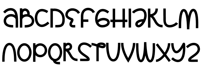 Bigdino Park Font LOWERCASE