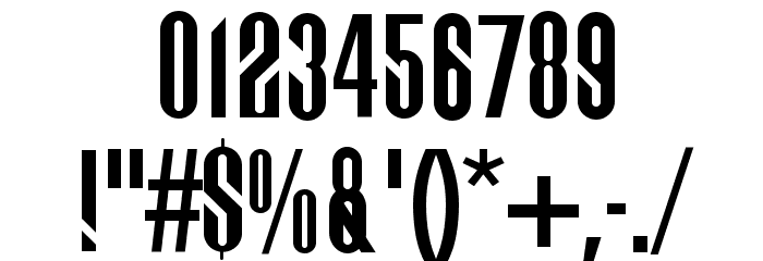 Bigdog Font OTHER CHARS