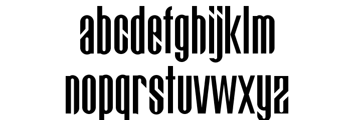 Bigdog Font LOWERCASE