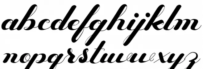 Bigdot Freeversion Schriftart Kleinbuchstaben