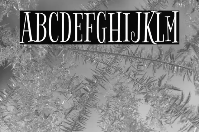 Bigelow Rules Font examples