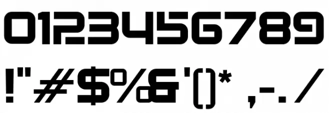 Biger Over Font OTHER CHARS