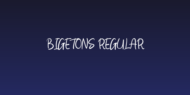 Bigetons Regular Social Header