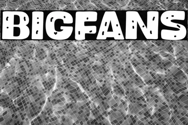 Bigfans Font examples