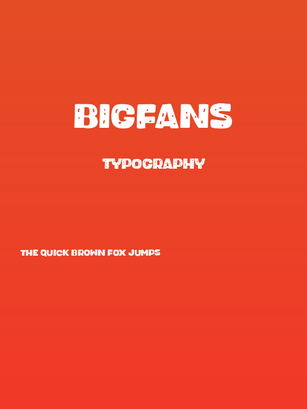Bigfans Poster