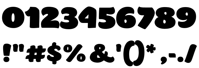 Bigfat Script Font OTHER CHARS
