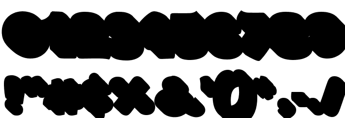 BigfatScriptXtrude Font OTHER CHARS