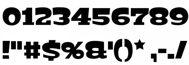 Bigfish Black Font OTHER CHARS