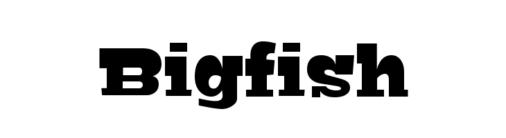 Bigfish Fonte