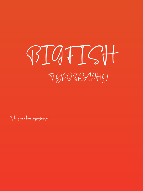 Bigfish Poster
