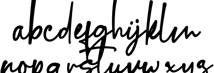 Bigfish Font LOWERCASE