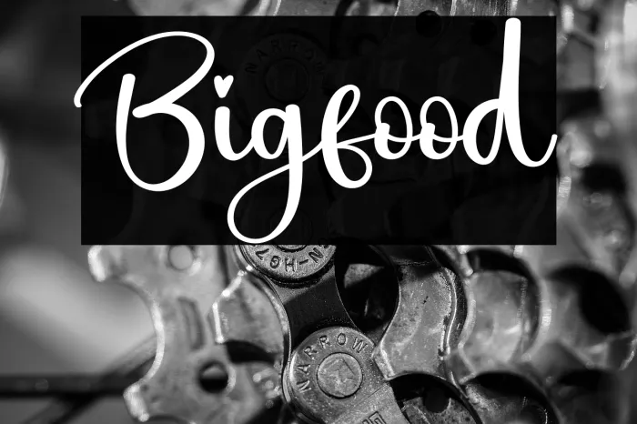 Bigfood Example 1