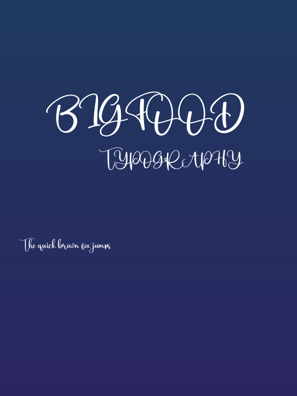Bigfood Poster