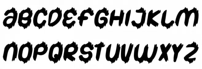 Bigfoot Cute Demo Italic Schriftart Groß