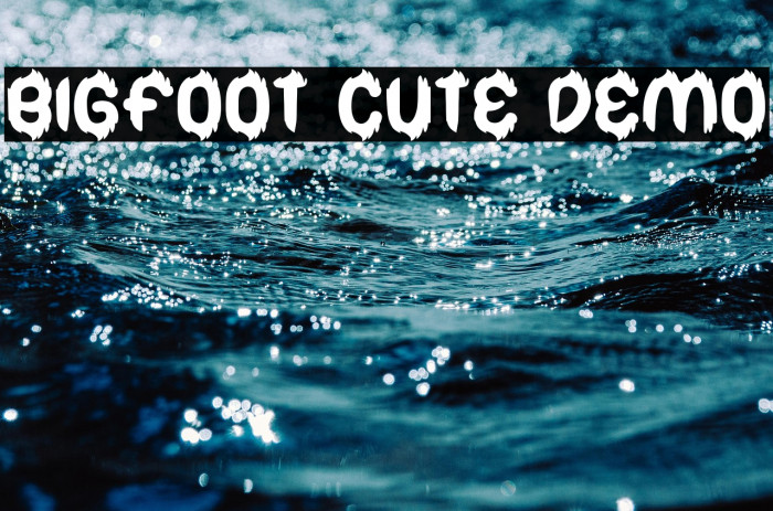 Bigfoot Cute Demo Example 1