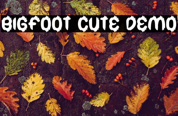 Bigfoot Cute Demo Example 2