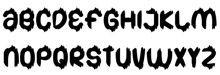 Bigfoot Cute Demo Font LOWERCASE