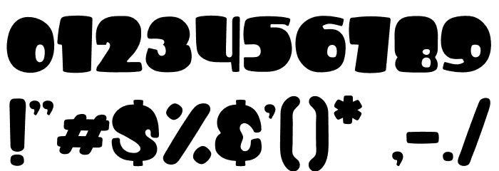 Bigfoot Demo Font OTHER CHARS